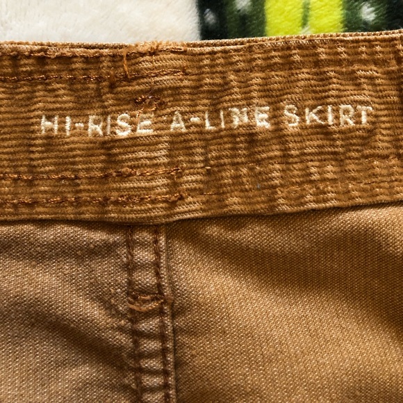 American Eagle Hi-Rise Button Front Corduroy Mini Skirt - Picture 5 of 9